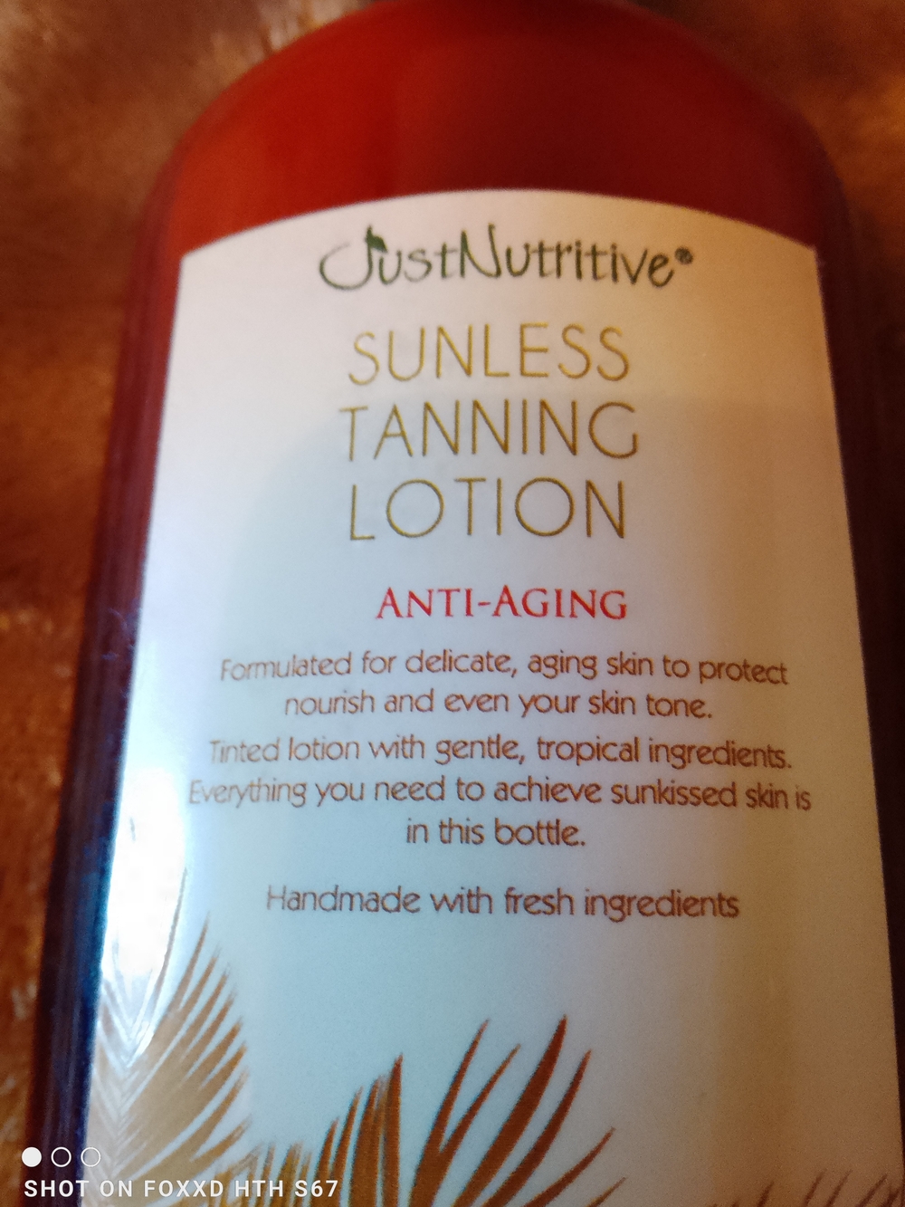 Sunless Tanning Lotion Anti-Aging - Brown